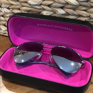 DVF Diane von furstenberg aviator sunglasses